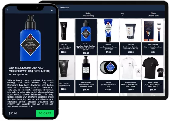 Salon mobile shop